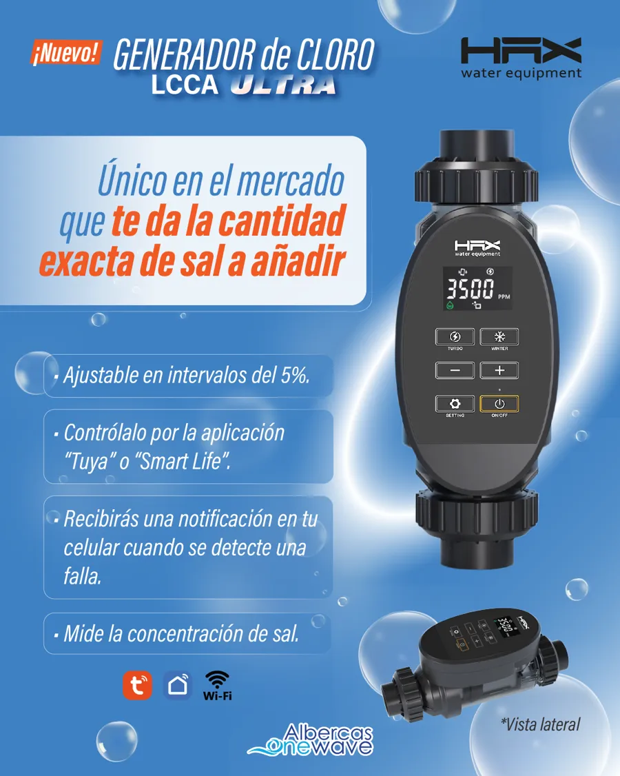 Generador de cloro salino HAX LCCA Ultra